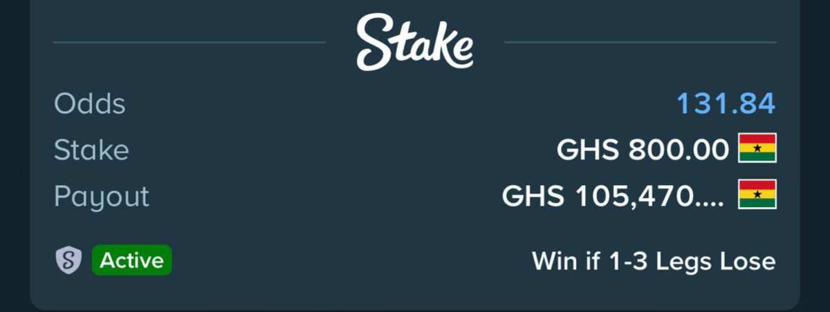 131 odds stake.com/sports/home?of…

39 odds stake.com/sports/home?of…

10 odds stake.com/sports/home?of…

5 odds stake.com/sports/home?of…

Register a STAKE account via this link: stake.com/?offer=enokay&…

Use Promocode ENOKAY for 200% Bonus