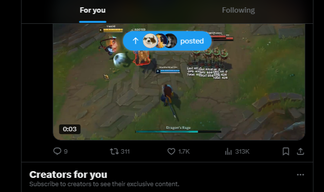 LenaFae_'s tweet photo. @elonmusk bro what is this feature

i'll be scrolling for like 8 seconds and it pops up in my dark mode, only light spot on the screen

i take the time to use inspect element and remove it

pls get rid of i don't like it 🙏 https://t.co/zsUDPQJceV