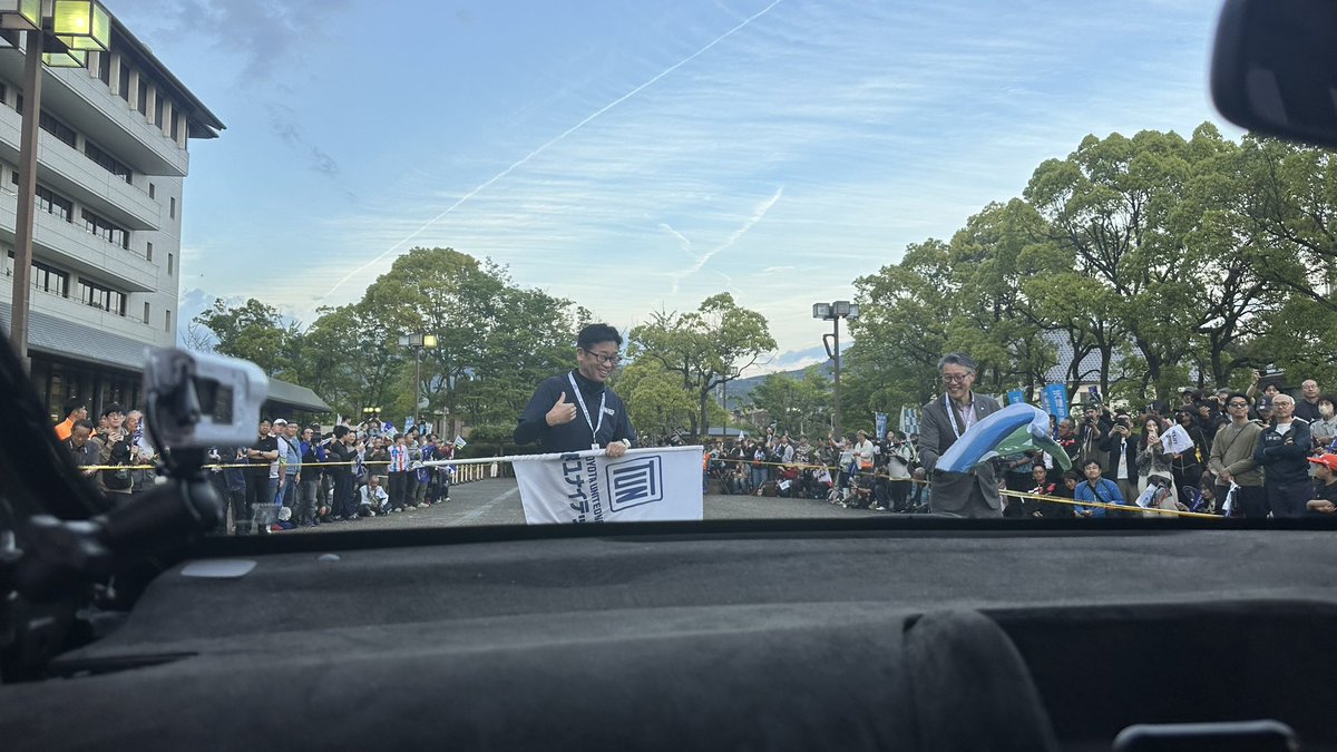 セレモニアルスタートありがとうございました！ 去年よりさらにお客