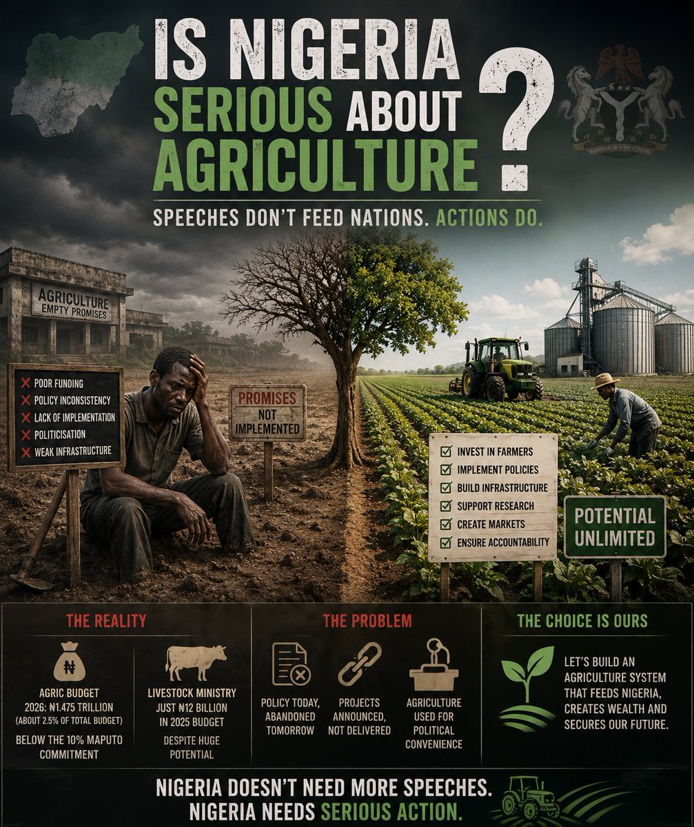 Greenupintl's tweet photo. ...Farmers are expected to plan for seasons… while the government plans for headlines. https://t.co/6OasOe3cY8