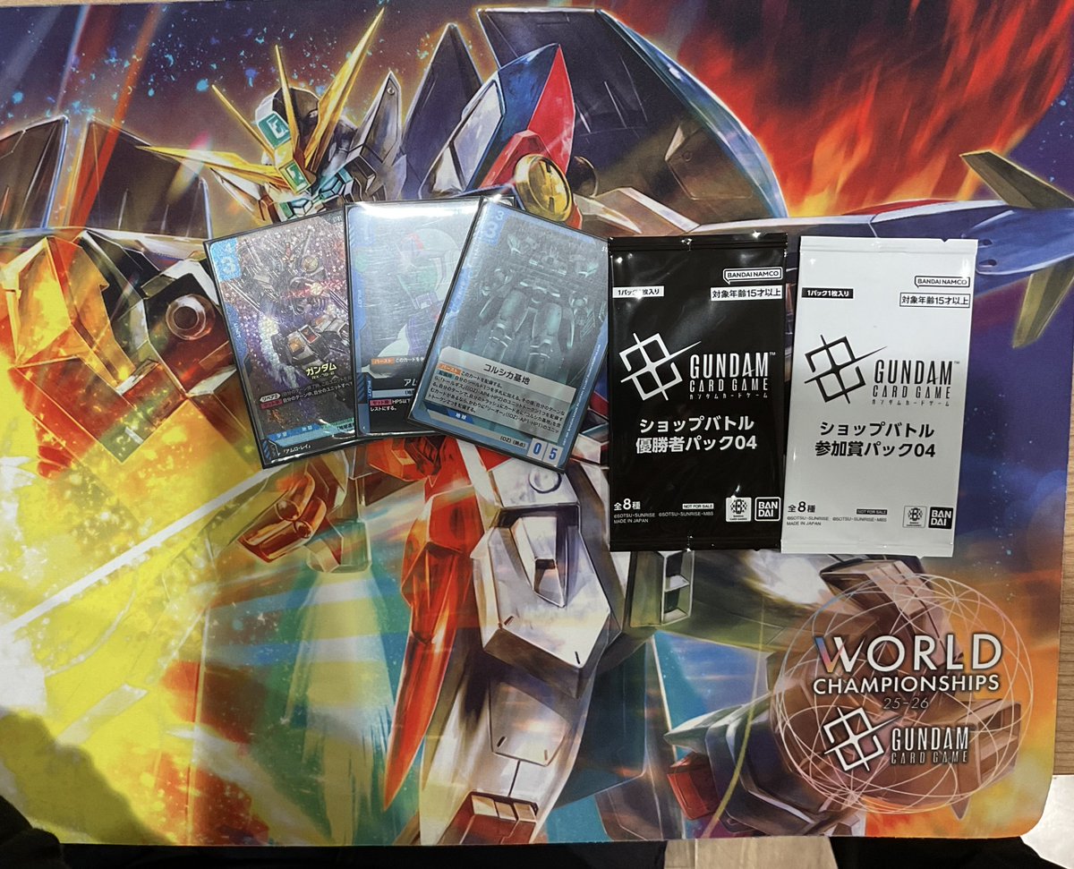 大会情報】 参加者5名で開催致しました ガンダムカードゲームショップ