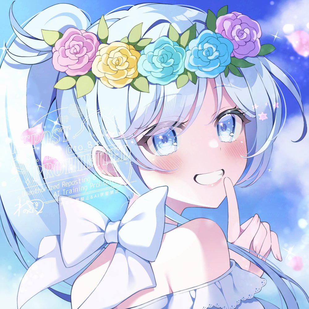 花冠🌸
#イラスト #OC #一次創作