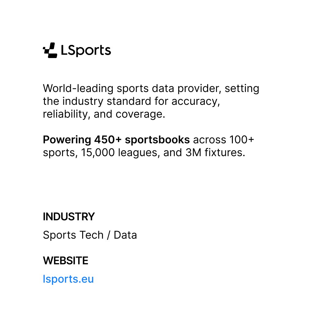 OmniusSo's tweet photo. New partnership: @OmniusSo × @LSports_Intl 

LSports is the data infrastructure behind some of the world’s largest sportsbooks: real-time odds feeds, sports APIs, and AI-driven risk management tools serving a global market that runs on speed and precision.

This one is exciting.

Sports betting data is 𝗼𝗻𝗲 𝗼𝗳 𝘁𝗵𝗲 𝗺𝗼𝘀𝘁 𝗰𝗼𝗺𝗽𝗲𝘁𝗶𝘁𝗶𝘃𝗲 𝗼𝗿𝗴𝗮𝗻𝗶𝗰 𝘀𝗽𝗮𝗰𝗲𝘀 𝗶𝗻 𝗕𝟮𝗕, and LSports is 𝗮𝗹𝗿𝗲𝗮𝗱𝘆 𝗮 𝗰𝗮𝘁𝗲𝗴𝗼𝗿𝘆 𝗹𝗲𝗮𝗱𝗲𝗿. Helping a company at this scale grow its organic visibility is exactly the kind of challenge we’re built for.

More to come.