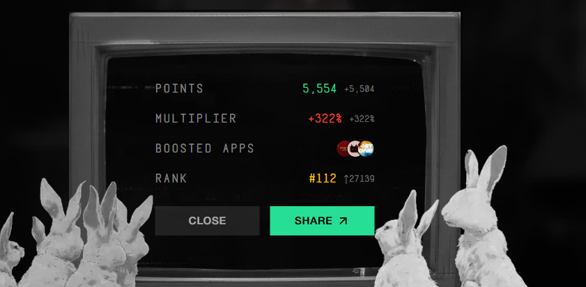 0xUmbrix's tweet photo. Season 1 - Week 1:  Ranked #112 on Terminal with 5,554 points and +322.00% boost.
@megaeth https://t.co/Buo0HcVVtA