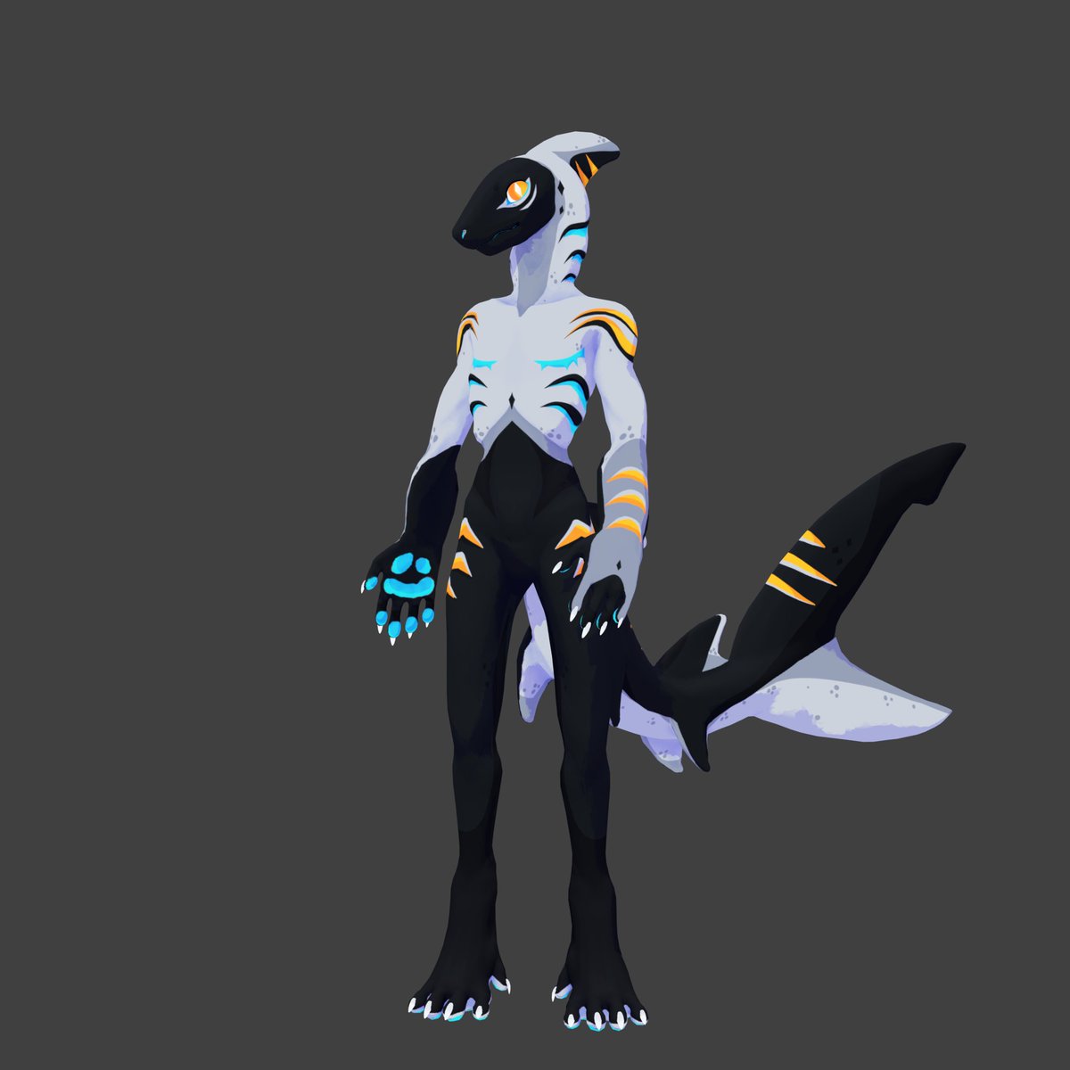 Sharkziie's tweet photo. Made my own textures for the lemon shark :D I haven't been in vr to get cool photos yet https://t.co/NTbq6WD6ym