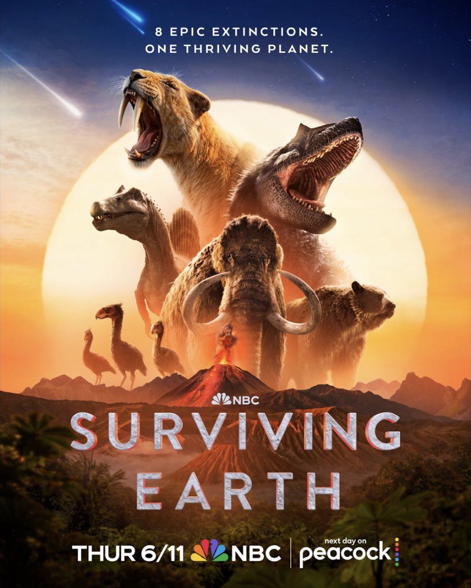 Koprolitos's tweet photo. “Surviving Earth”, miniserie #documental producida por Impossible Pictures centrada en las grandes #extinciones masivas que ha sufrido la Tierra. Te lo cuenta @Carlosdino88:

▶️ https://t.co/c363B1Hood
#paleontology #documentary https://t.co/Qok9T4f3UH