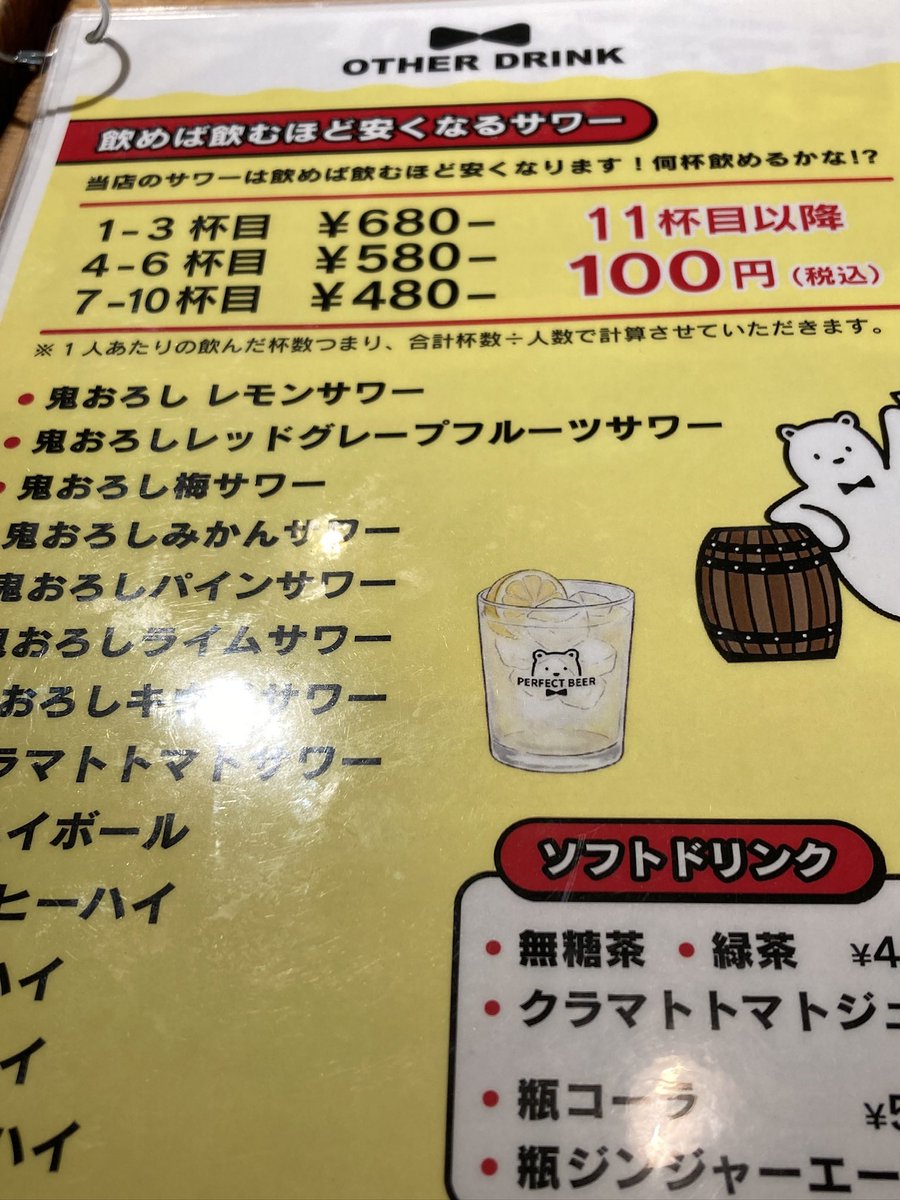 daimonsisikata's tweet photo. 飲めば飲むほど1杯の金額が安くなる
PERFECT BEER
長野駅前、ちょい飲みにもどうぞ!
#長野市 #長野駅 #居酒屋 #ビール #PERFECTBEER #パーフェクトビール https://t.co/rWRgRuTLwu