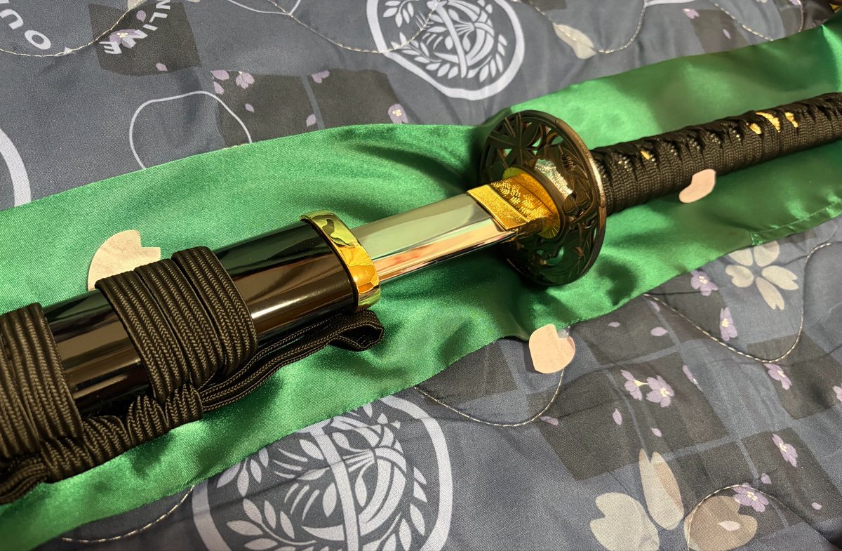 模造刀　黒色鞘付き　蛍丸モデル(梓想庵/むしゃ処) 大太刀 阿蘇惟澄の大太刀【蛍丸 ほたるまる】
