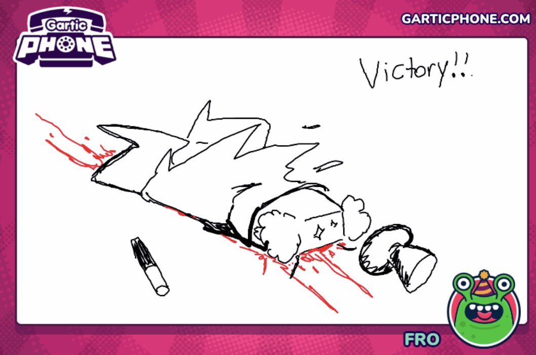 Frodo Phone I just want to share this thing frodo drew in gartic phone. The world ...