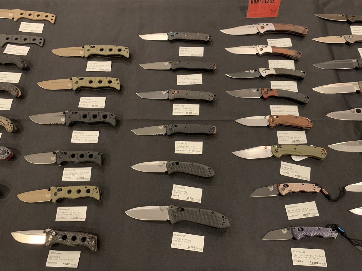 yamahide_knives's tweet photo. BENCHMADE ある分全て出して並べてみました!
みなさんが気になるモデルはありますか?
#benchmade https://t.co/0lcloDMp9a