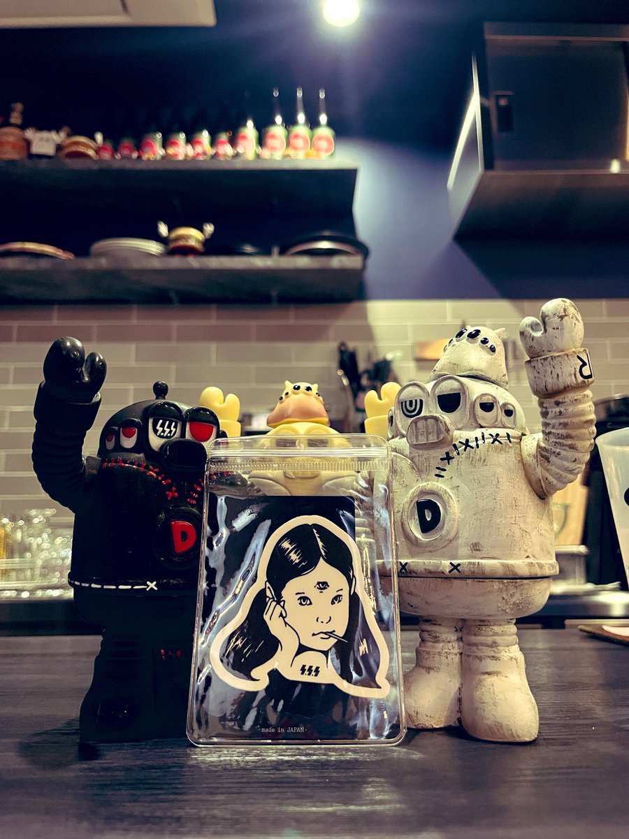 クリマ！戦利品⚡︎⚡︎⚡︎ DRさんのmiaちゃんステッカー&ディクター