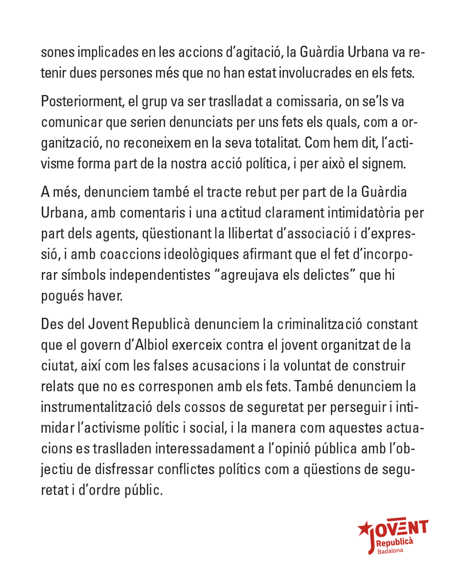 Jovent Republicà Badalona tweet media