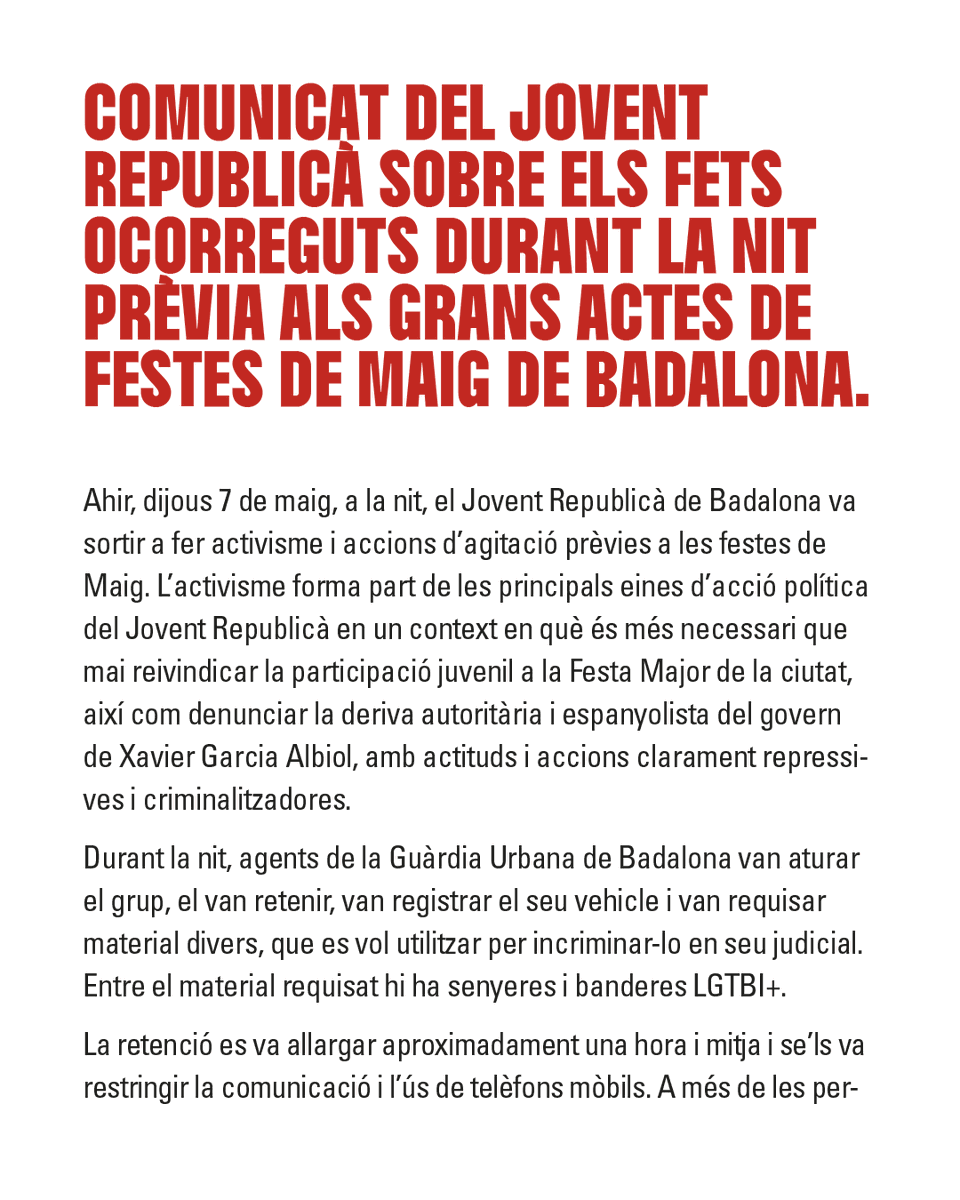 Jovent Republicà Badalona tweet media