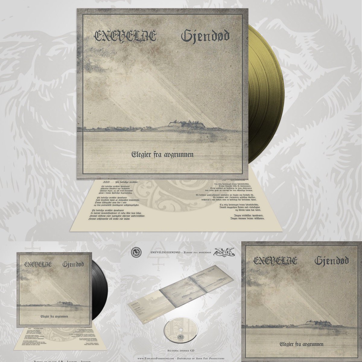 TerraturP's tweet photo. PRE-ORDERS ARE LIVE!!

Head over to Amor Fati Productions (EUROPE) or Silent Future Distribution (USA) and grab what you need, there’s certainly something from everyone! 
Links:

EUROPE:

https://t.co/HgPf0fSVFE

USA:

https://t.co/g5zugNPofP

Available for pre-order:
-ENEVELDE/GJENDØD - Elegier fra Avgrunnen CD/LP - Brand new material from both bands!
-NACHTHEEM - Waan van de leegte CD/LP/SHIRT - Brand new album!
-TERRATUR/AMOR FATI collaboration T-shirt.
-MARE - Ebony Tower LP/PIC DISC/SHIRT - Adjusted layout, limited Pic LP, new shirt!
-MARE - Spheres like Death LP/PIC DISC/SHIRT - Adjusted layout, limited Pic LP, new shirt!
-WHOREDOM RIFE - s/t debut Shirt design - Available again!
-WHOREDOM RIFE - Dommedagskvad Shirt design - Available again!
-WHOREDOM RIFE - NID Shirt design - Available again!
-WHOREDOM RIFE - Winds of Wrath Shirt design - Available again!
-WHOREDOM RIFE - Den Vrede Makt album Shirt design - Available again!
-WHOREDOM RIFE - Den Vrede Makt Shirt design - Available again!
-WHOREDOM RIFE - The Four Horsemen Shirt - New design! 
-WHOREDOM RIFE - Backpatch - Available again! 
-MISOTHEIST - De Pinte CD/LP - Available again! 
-DIABOLUS, MECUM SEMPERTERNE - CD/LP - Available again! 

Worldwide distribution through Amor Fati Productions!
US distribution by Silent Future Distribution!
 
Distributors: get in touch for wholesale orders NOW!