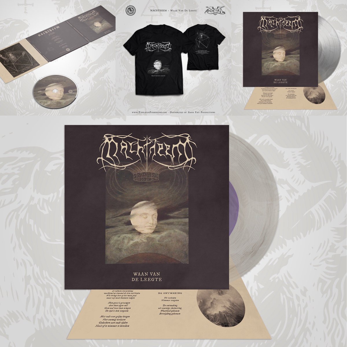 TerraturP's tweet photo. PRE-ORDERS ARE LIVE!!

Head over to Amor Fati Productions (EUROPE) or Silent Future Distribution (USA) and grab what you need, there’s certainly something from everyone! 
Links:

EUROPE:

https://t.co/HgPf0fSVFE

USA:

https://t.co/g5zugNPofP

Available for pre-order:
-ENEVELDE/GJENDØD - Elegier fra Avgrunnen CD/LP - Brand new material from both bands!
-NACHTHEEM - Waan van de leegte CD/LP/SHIRT - Brand new album!
-TERRATUR/AMOR FATI collaboration T-shirt.
-MARE - Ebony Tower LP/PIC DISC/SHIRT - Adjusted layout, limited Pic LP, new shirt!
-MARE - Spheres like Death LP/PIC DISC/SHIRT - Adjusted layout, limited Pic LP, new shirt!
-WHOREDOM RIFE - s/t debut Shirt design - Available again!
-WHOREDOM RIFE - Dommedagskvad Shirt design - Available again!
-WHOREDOM RIFE - NID Shirt design - Available again!
-WHOREDOM RIFE - Winds of Wrath Shirt design - Available again!
-WHOREDOM RIFE - Den Vrede Makt album Shirt design - Available again!
-WHOREDOM RIFE - Den Vrede Makt Shirt design - Available again!
-WHOREDOM RIFE - The Four Horsemen Shirt - New design! 
-WHOREDOM RIFE - Backpatch - Available again! 
-MISOTHEIST - De Pinte CD/LP - Available again! 
-DIABOLUS, MECUM SEMPERTERNE - CD/LP - Available again! 

Worldwide distribution through Amor Fati Productions!
US distribution by Silent Future Distribution!
 
Distributors: get in touch for wholesale orders NOW!