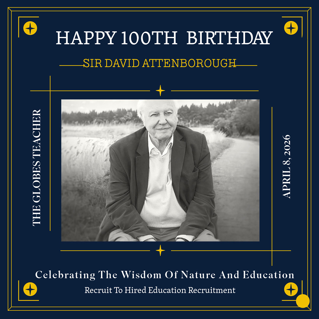 RecruitToHired's tweet photo. We would like to dedicate this post to wishing Sir David Attenborough a very Happy 100th Birthday. 🎂

Thank you for decades of inspiring people around the world through your passion for nature, wildlife, and education. Your work has helped generations understand and appreciate our planet. ♥️🌍