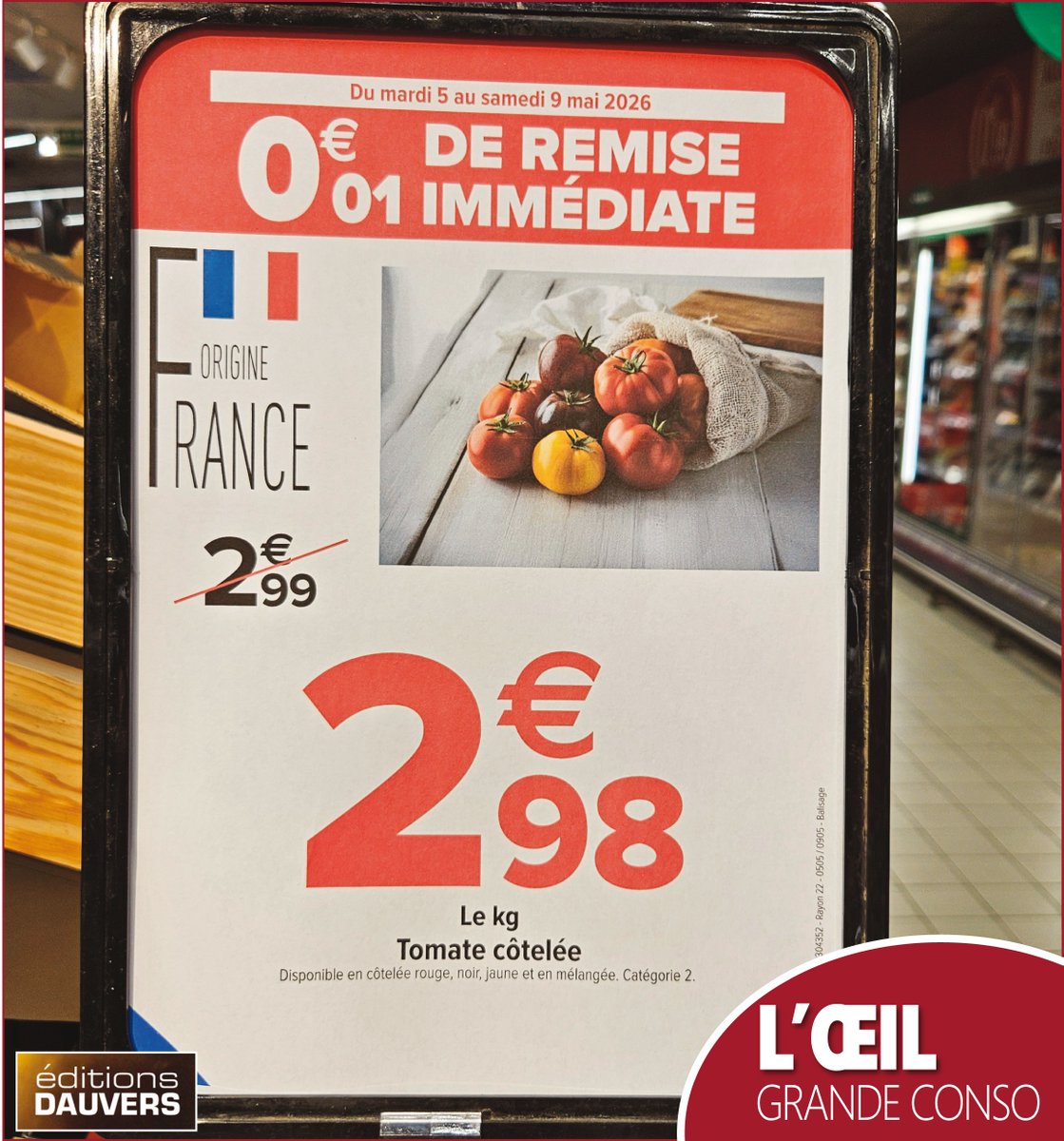 J'ai longtemps hésité avant de partager ce bon plan du week-end chez <a href="/CarrefourFrance/">Carrefour</a> , mais c'eût été trop égoïste (de ne pas)...

Demain, SAMEDI CONSO [ et tant pis si ça pique 🌶️🌶️🌶️ ]