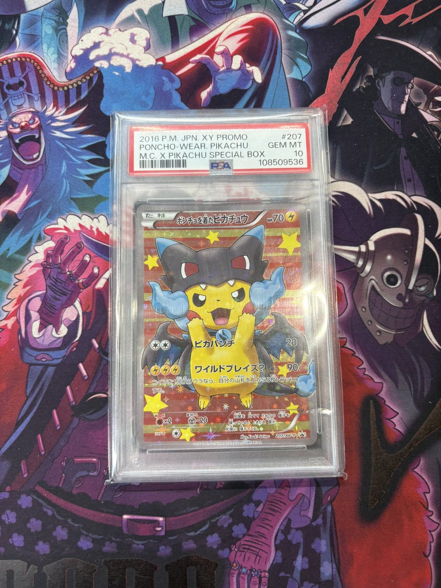 🛍PSA入荷🛍 ポンチョを着たピカチュウ 207/XY-P こちら即完いたしまし