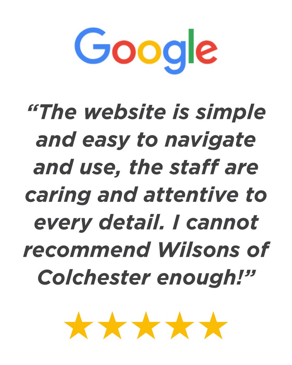 Wilsons_Colch's tweet photo. We’re proud to hold a 5⭐ Google rating and are working hard to be your trusted wholesaler of choice.

✔ Free delivery over £250 + VAT
✔ Same-day dispatch on orders before 1pm
✔ Easy-to-use website
✔ Friendly team ready to help
https://t.co/WCfsO0Cgz1 https://t.co/CmhV0L5bm5