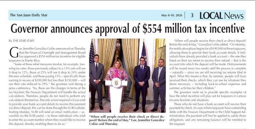 Jenniffer González tweet media