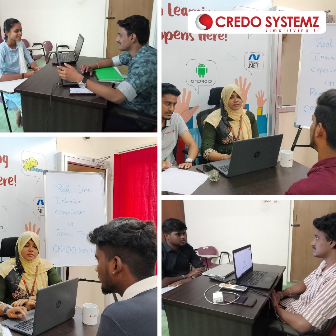 credosystemz's tweet photo. ⭐ Preparing for Success Through Mock Interviews ⭐

Our Mock Interview Session at Credo Systemz, Velachery helps candidates face real interview scenarios with confidence &amp; clarity.

🔗 https://t.co/ZmZur6sMKK

#MockInterview #InterviewPreparation #CareerGrowth #JobReady https://t.co/85qL9O1ObA