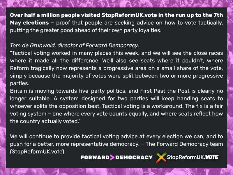 The Movement Forward | StopTheTories.vote tweet media
