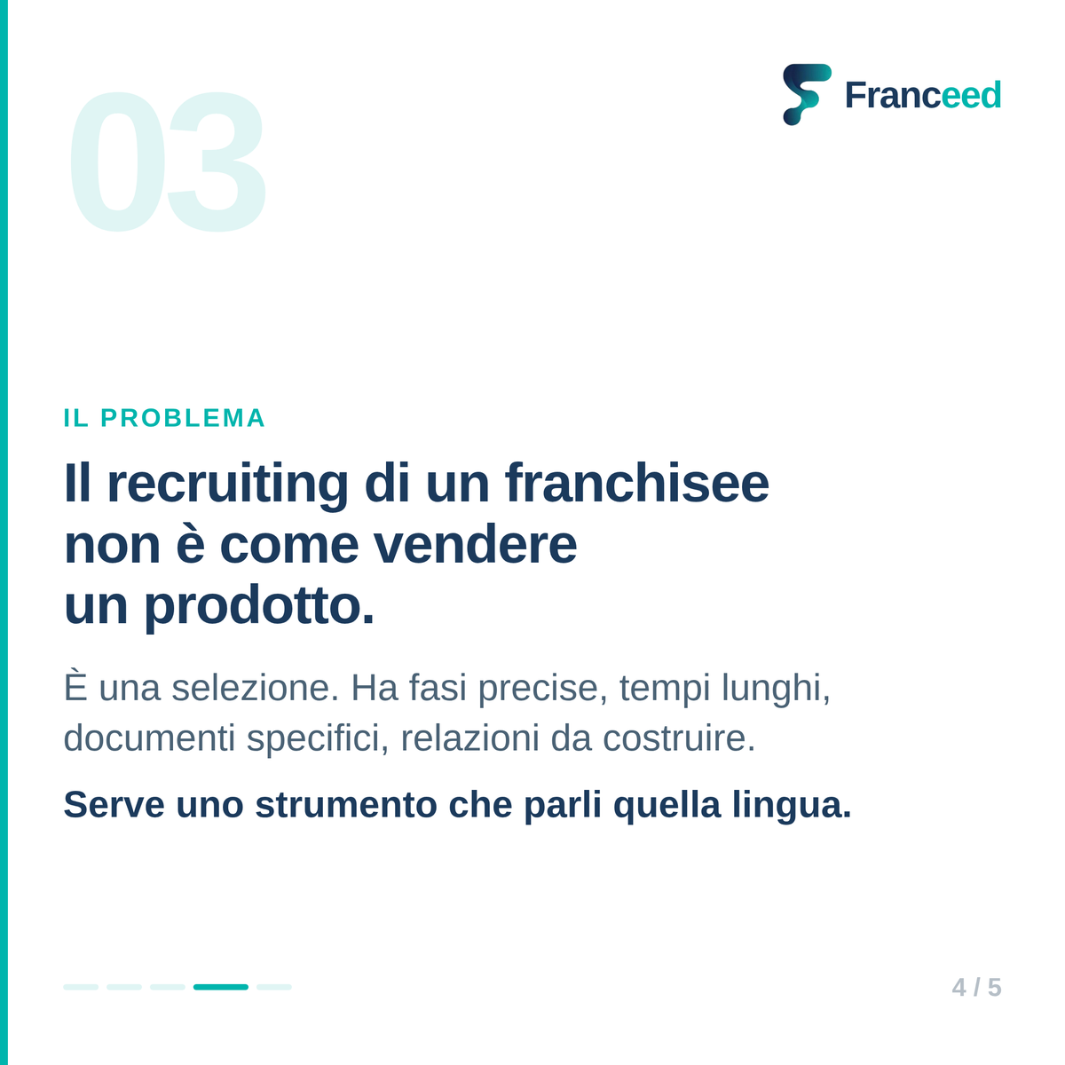 FranceedCRM's tweet photo. Il franchising italiano cresce. Il recruiting degli affiliati no.

Ecco perché i franchisor perdono candidati qualificati ogni giorno — e spesso non lo sanno nemmeno.

→ Scorri per capire il problema.

#franchising #franchisor #CRM #affiliazione #franchiseitalia https://t.co/o9IzZBfthM