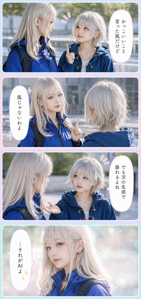AIお姉さん&AI妹さん🟦511VER14@すぐ制限中🥺🐾 tweet media