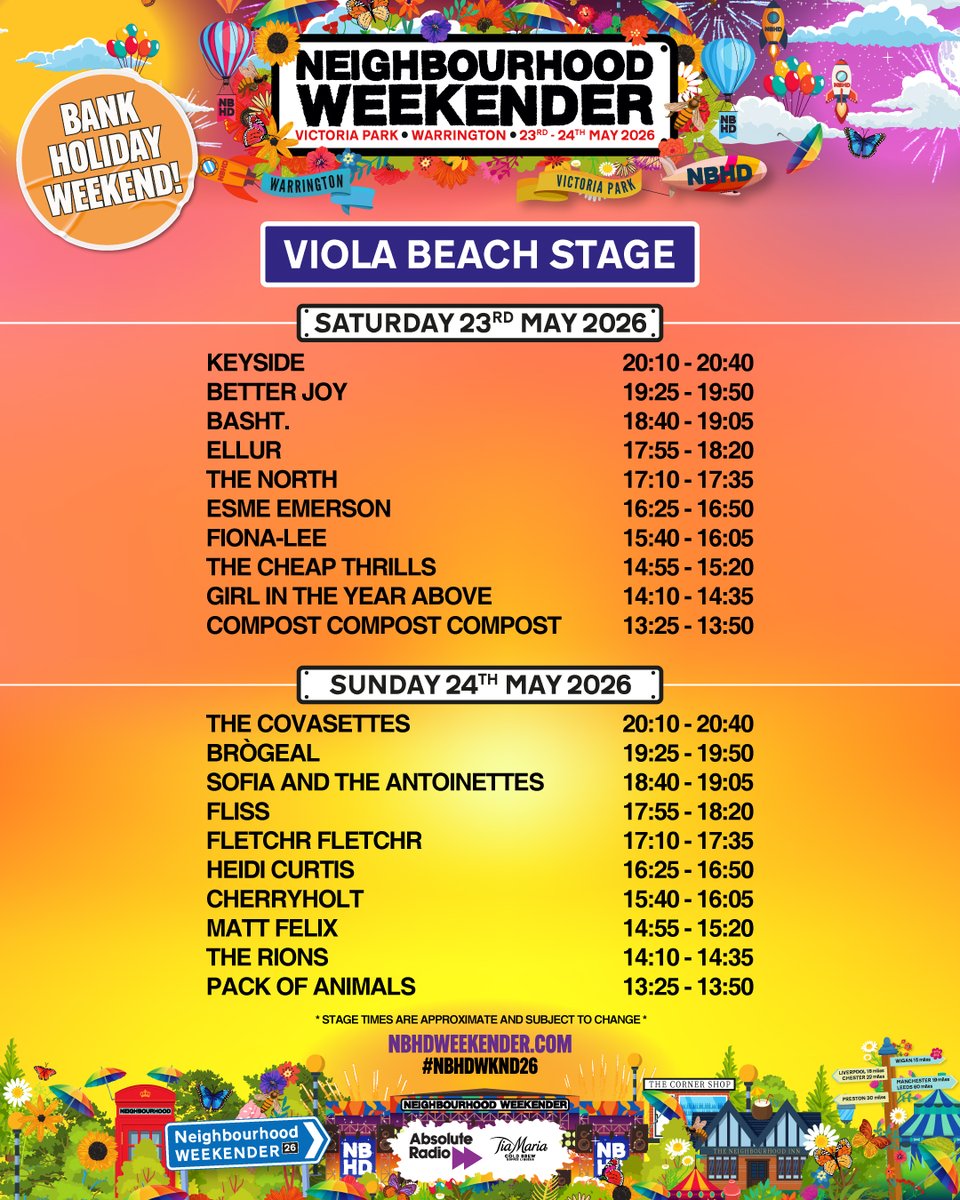 NBHD Weekender tweet media