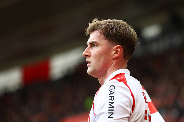 SaintsExtra's tweet photo. James Bree on Tonda Eckert: "He gives us so much information, as do his staff, whether it's set-pieces or individual bits. It makes it so simple because you don't go into the game thinking about too much, you know your role in every single moment." #saintsfc [bbc] https://t.co/7RIkB7gYP8