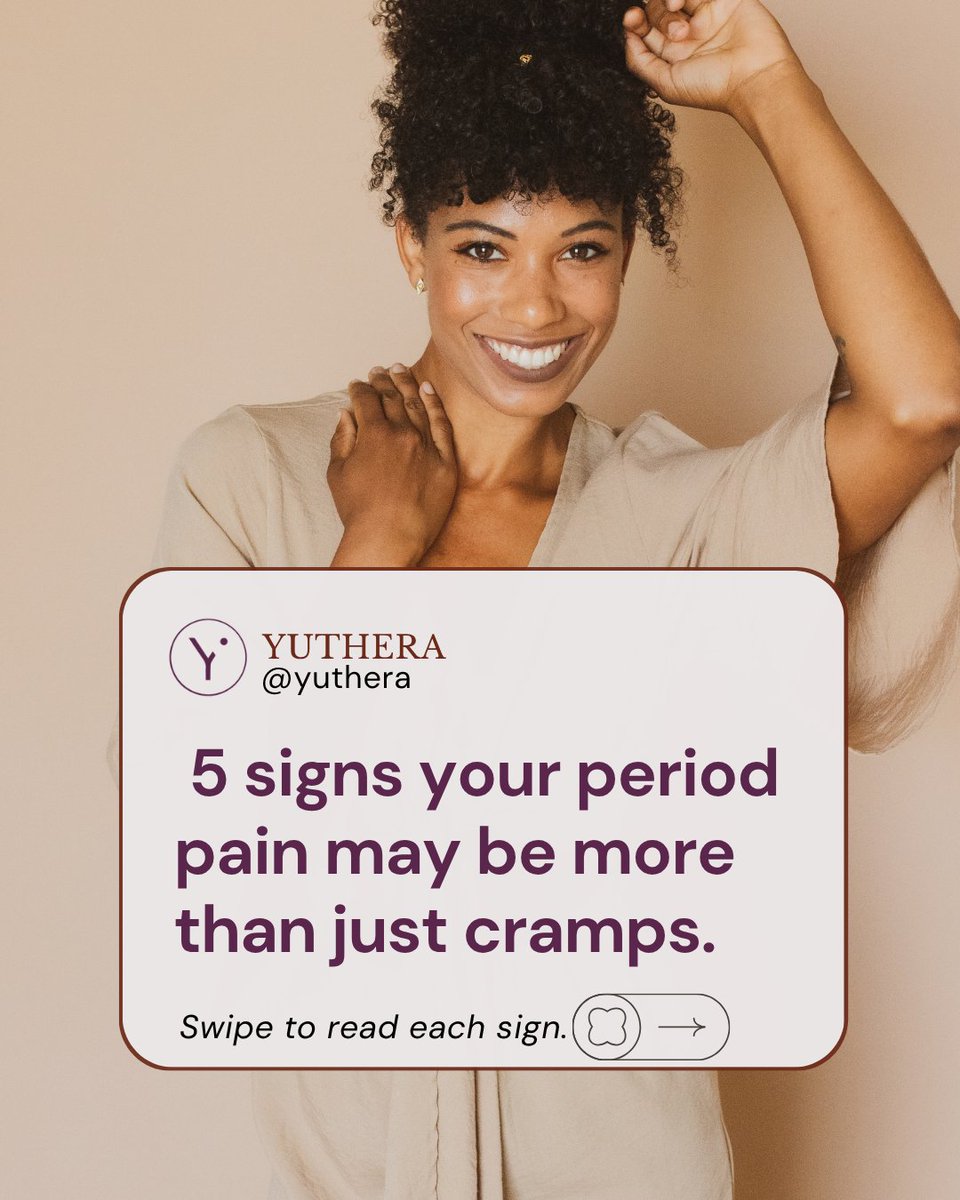 Yuthera_global's tweet photo. Most period pain content tells you what endometriosis is. This one tells you what it actually feels like. 

A thread https://t.co/eEpZuQGMIY