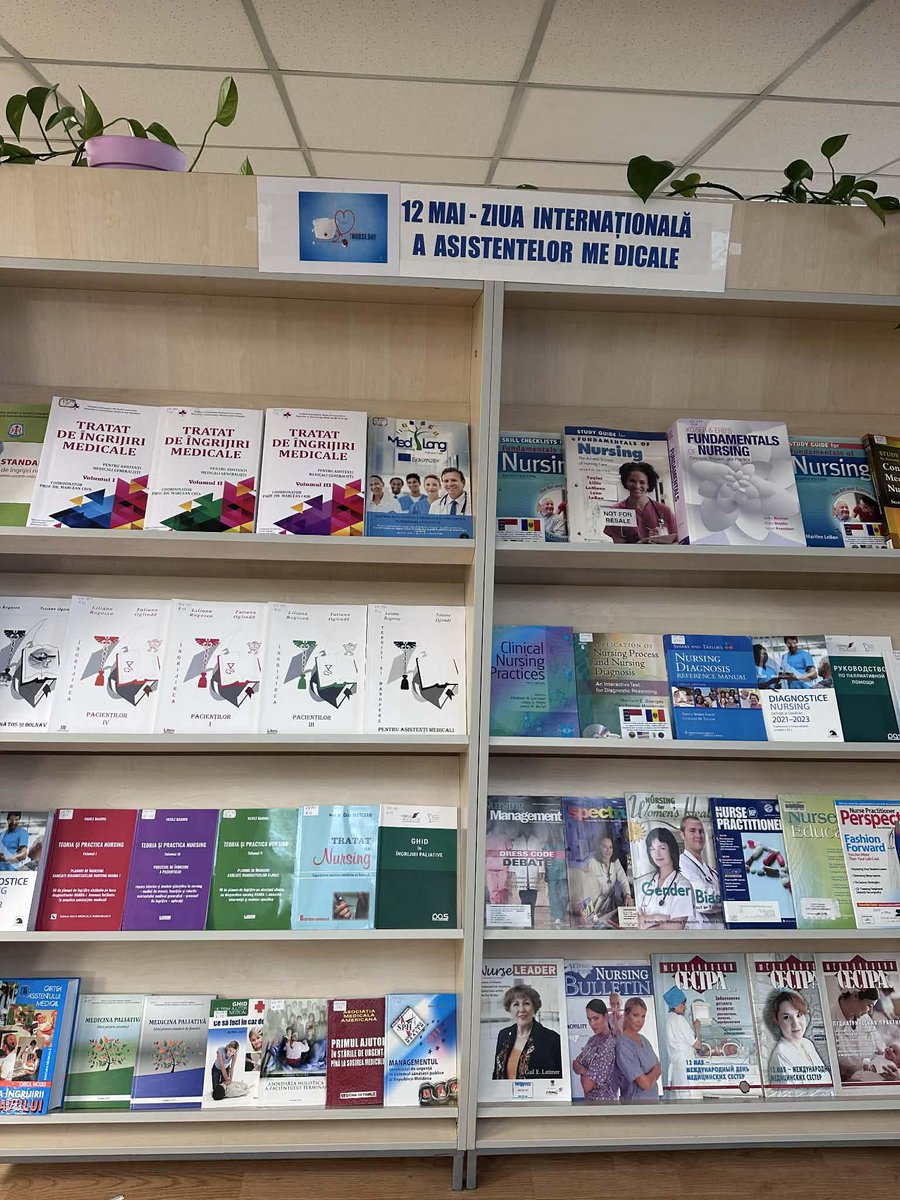 BSM_USMF's tweet photo. Cu ocazia Zilei Internaționale a Asistenților Medicali, marcată la 12 mai, Centrul de Informare și Documentare al OMS, împreună cu Biblioteca Științifică Medicală a IP USMF „Nicolae Testemițanu”, a organizat o expoziție tematică profesiei de asistent medical. https://t.co/2SrJxahOds