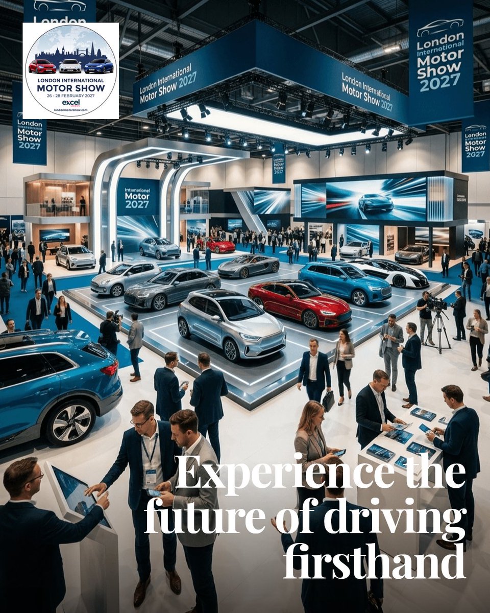 londonmotorshow's tweet photo. Five signs of a must-attend auto event: Electric reveals, tech demos, future designs, industry leaders, live test drives. Ready for the future? #londonmotorshow #londoninternationalmotorshow #LIMS #drivingthefuture #LondonEvents #UKMotorShow https://t.co/eJaLn2wVjY