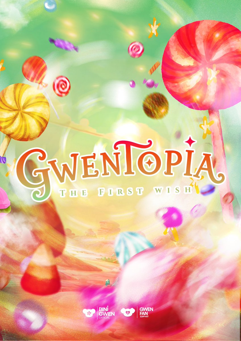 aGWENgers and Blooms,
it’s time to discover the sweet magic! ✨

𝗚𝘄𝗲𝗻𝘁𝗼𝗽𝗶𝗮: 𝗧𝗵𝗲 𝗙𝗶𝗿𝘀𝘁 𝗪𝗶𝘀𝗵
—where every wish sparkles, every moment feels magical, and sweetness comes to life. 🍬

Step into a world inspired by  candy-colored wonder and the magic of
