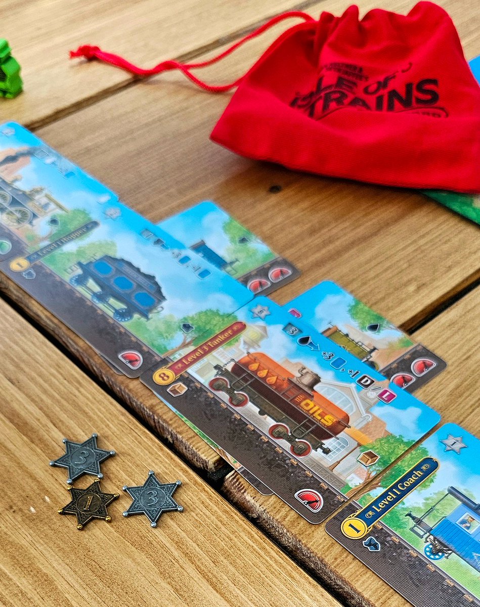 DrandaGames's tweet photo. THE TACTICAL TURN 😏

The unique thing about Isle of Trains is that it's almost always better to use another player's engine.

Pick up Isle of Trains: All Aboard in our webstore, and get 25% OFF today: https://t.co/iuszysYXjQ https://t.co/kNfzh1NrEw