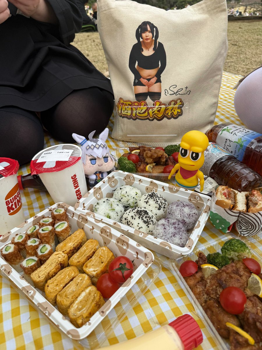 shion0_25mg's tweet photo. この度は【藤田シオン熱愛疑惑】で
お騒がせして申し訳ございません。
このピクニックは、総重量235kgのぽっちゃり女3人で行きました。
お陰様で皆、満腹でした。 https://t.co/fcWx52iH1f