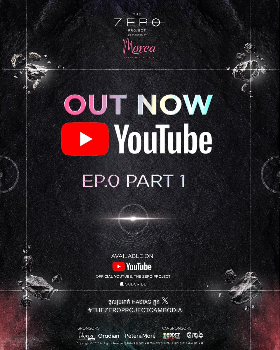 THE_ZEROPROJECT's tweet photo. [THE ZERO PROJECT, EP0 PART1] Dark Room Audition Is Out Now On YouTube, Don't Forget To Watch It And Enjoy The Moment With Us.
Link: https://t.co/OSWnpGp9EE
“THIS IS CAMPOP OF CAMBODIA” 
“CAMPOP GOES INTERNATIONAL”
#TheZeroProject #TheZeroProjectPresentedByMOREA #Campop https://t.co/UNKGtc7Yg6