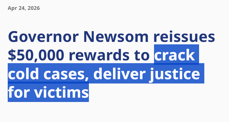 rasmus_persson's tweet photo. @CAgovernor Completely my fault to post this. Didn't read the details.
This isn't a cold case and justice for victims 😂 I stop right there. https://t.co/DZaJ9pOej8