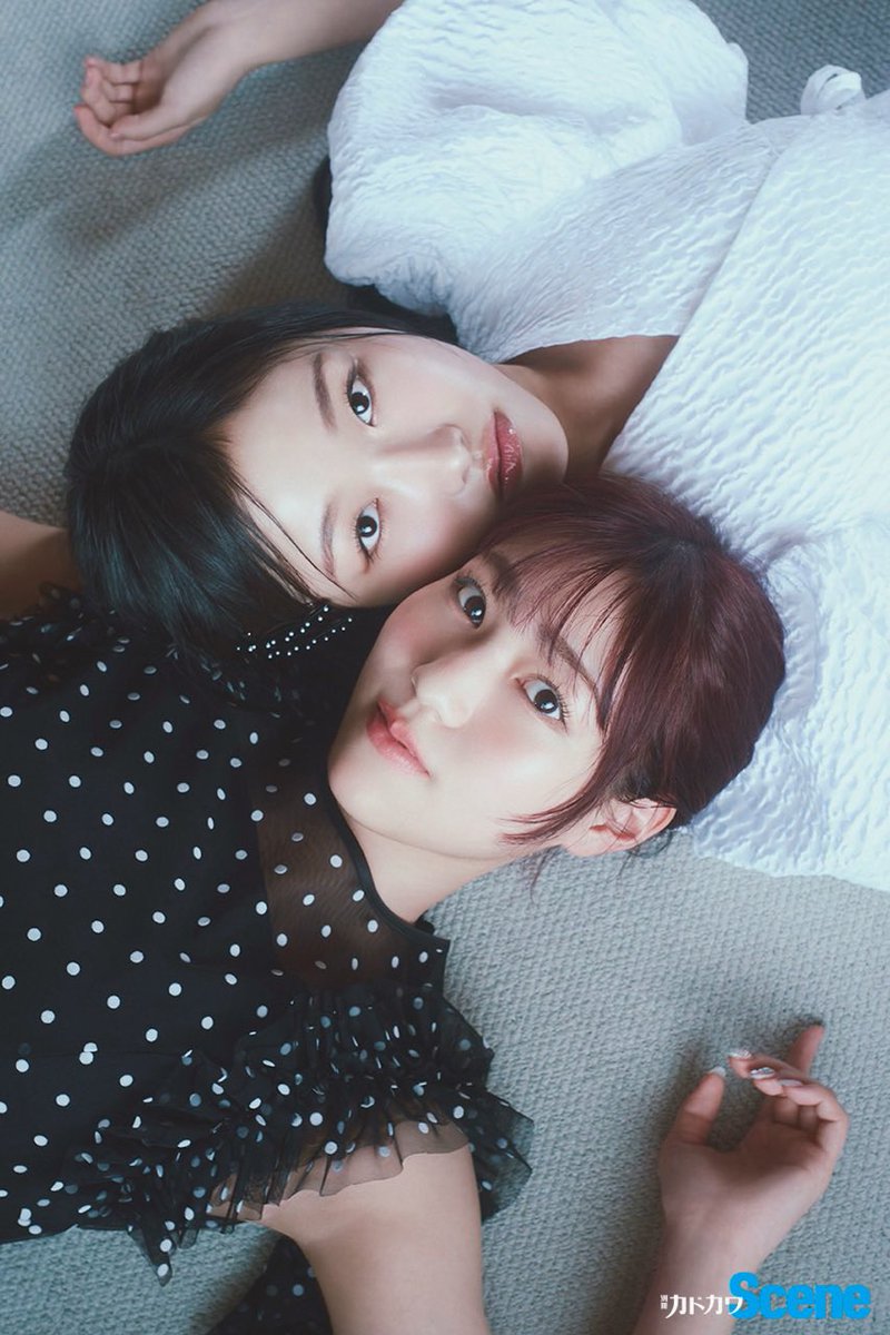 betsukado_scene's tweet photo. /／
　📣発売中｜別冊カドカワScene 16
　🔗https://t.co/WRRYL91Bzc
\＼

Juice=Juice #松永里愛 #遠藤彩加里
特別に本誌未掲載カットを公開📸

「松永さんみたいな情熱的な歌い方は憧れです」（遠藤）

#盛れミアモーレ
#JJ_UPTO11 #helloproject
#ジュースジュース #ハロプロ https://t.co/ywzb70x26Q