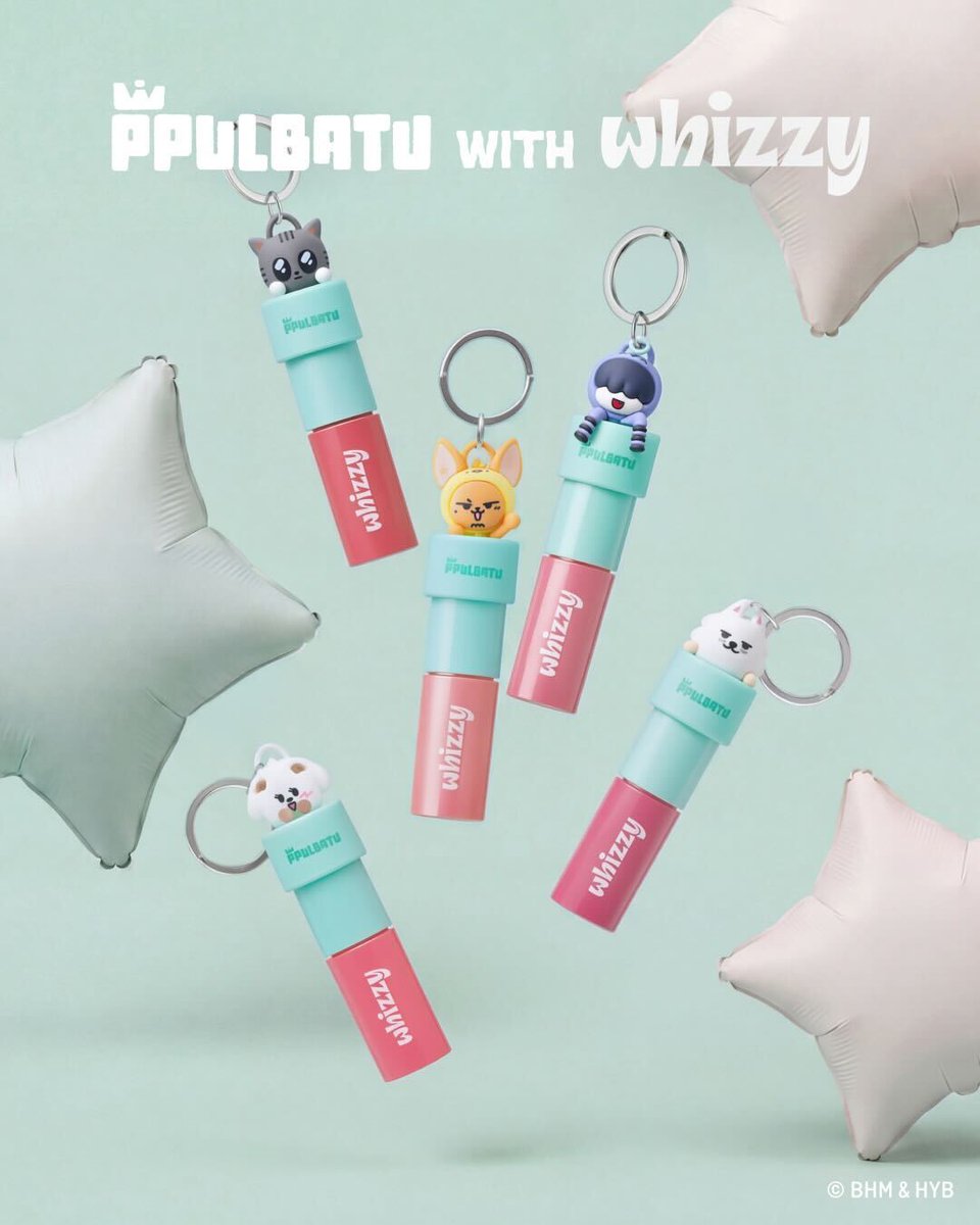 -`❤️`´- 𝗣𝗣𝗨𝗟𝗕𝗔𝗧𝗨 𝘄𝗶𝘁𝗵 W𝗵𝗶𝘇𝘇𝘆 -`❤️´-

위찌와 뿔바투의 만남, 드디어 틴트 전제품 준비 완료!

무신사 온라인에서 지금 바로 만나보세요.
무신사 성수 메가스토어 : 5/9(토) 11시부터 현장 구매 가능합니다.

-`❤️´- 𝗣𝗣𝗨𝗟𝗕𝗔𝗧𝗨 𝘄𝗶𝘁𝗵 W𝗵𝗶𝘇𝘇𝘆 -`❤️´-

Whizzy meets