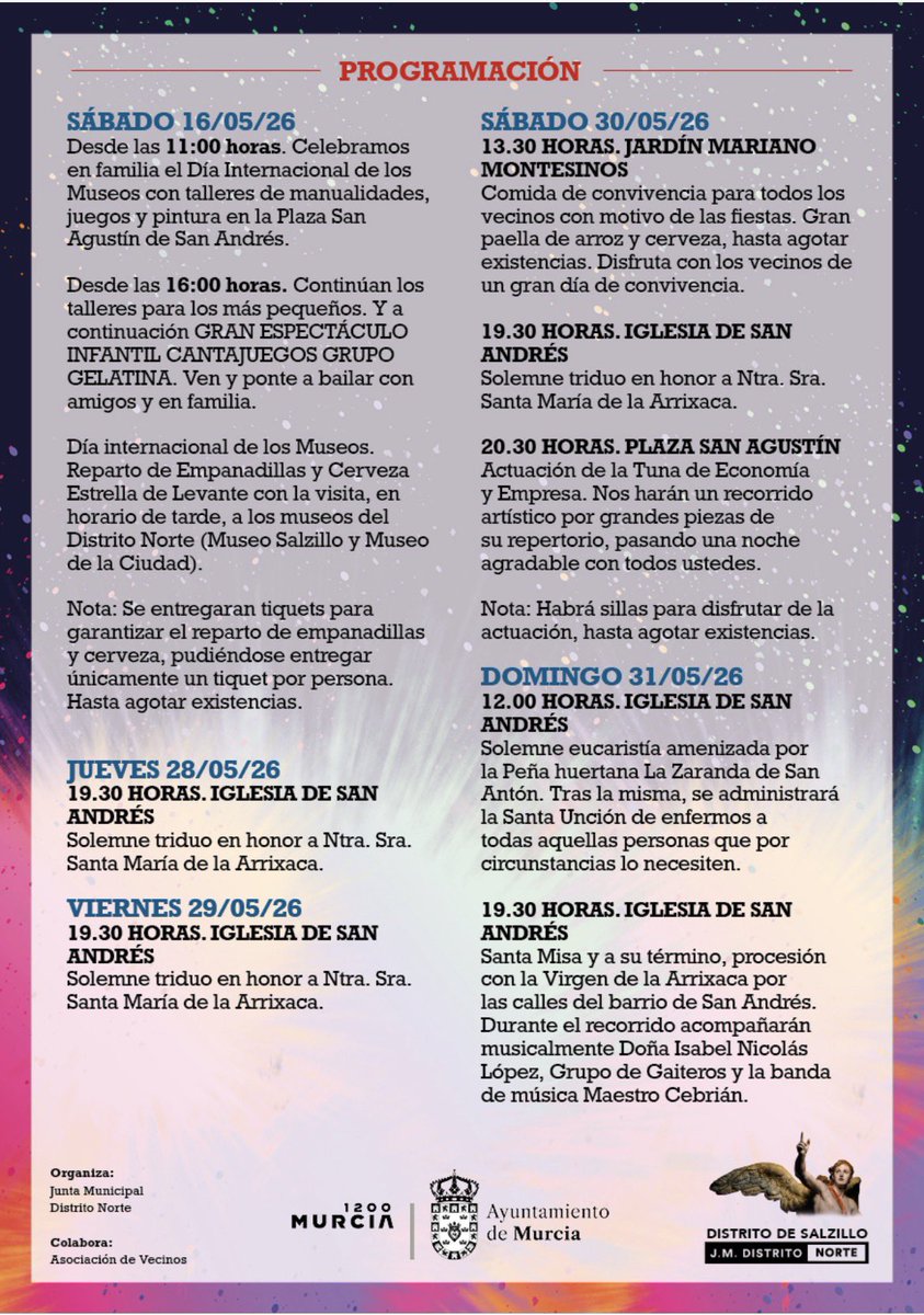 JUNTA DISTRITO NORTE MURCIA tweet media