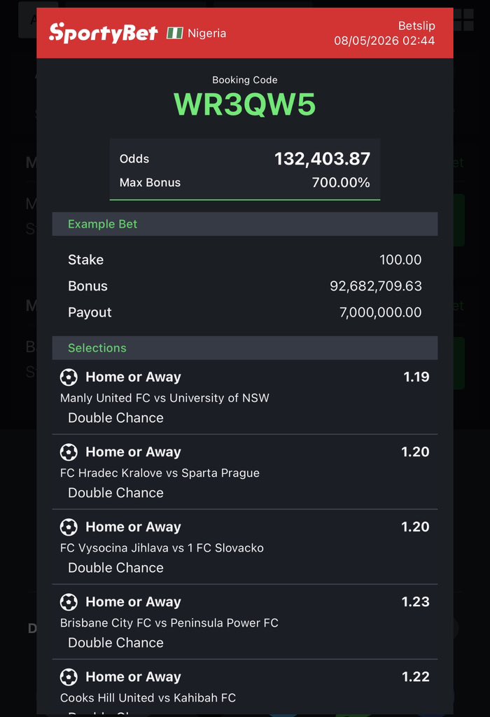 adams_uglyy's tweet photo. @CHIZZY_BB Double Chance ⚽️✅✅

Pick 18games and play⚡️

WR3QW5

Don’t play without editing 🙏

Stake responsibly 🔞🔞🔞🔞 https://t.co/hsfNE9GG4d