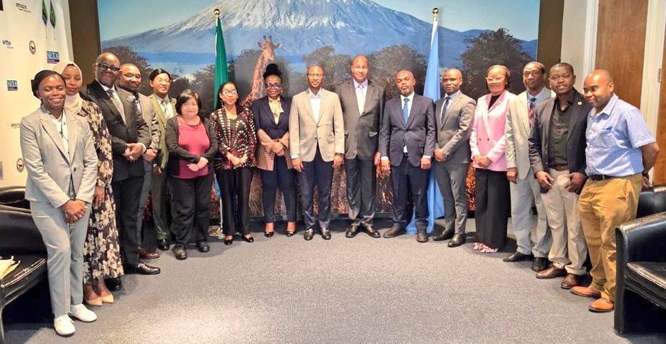 TogolaniMavura's tweet photo. New Chapter!

I safely arrived in New York and clocked in at our Permanent Mission of the United Republic of Tanzania to the United Nations. I was well received by our gallant officers and had a good brief. Ready to start my new challenge as the Permanent Representative of Tanzania to the United Nations.