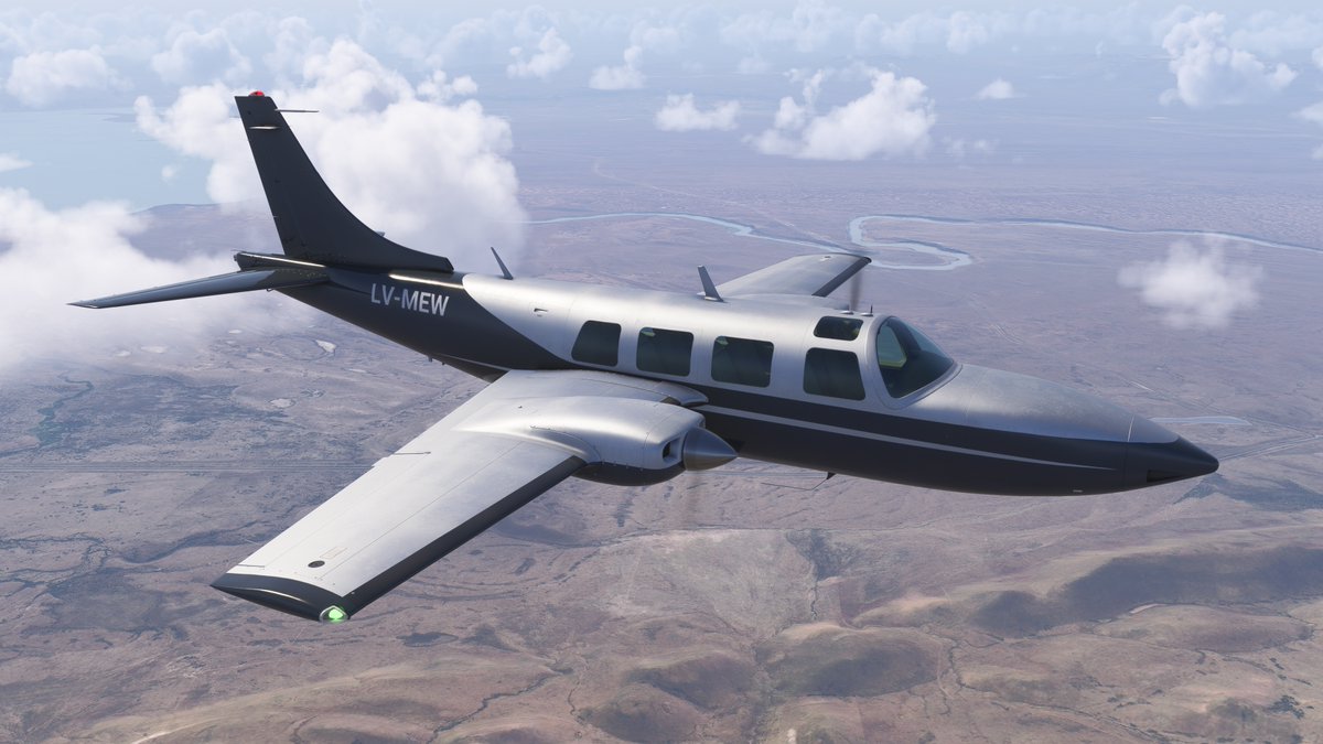 a2asimulations's tweet photo. The Accu-Sim Aerostar 600 Livery Pack is now available via the in-game Marketplace for MSFS 2024 on Xbox and PC.

#MSFS2024 #FlightSim #A2ASimulations #Aerostar600 https://t.co/laCOGMxKKx
