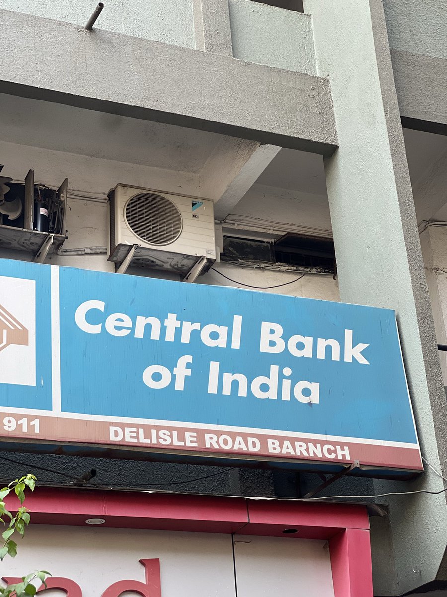 okbyeamit's tweet photo. Hey @centralbank_in 
pretty sure “BARNCH” wasn’t in the dictionary 😭😂 https://t.co/5FL6hfoVpr