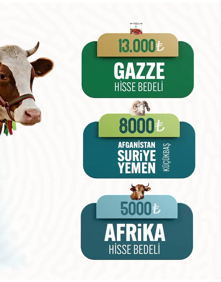 umdetr's tweet photo. UMDE olarak kurban faaliyetlerimiz aralıksız olarak devam ediyor. 

Kurban bedelimiz:
Gazze: 13:000₺
Afrika: 5.000₺
Afganistan, Suriye ve Yemen: 8.000₺

Uluslararası İlim ve Yardımlaşma Derneği 
TR59 0020 9000 0193 1025 0000 09 https://t.co/Y6tqEsekPr
