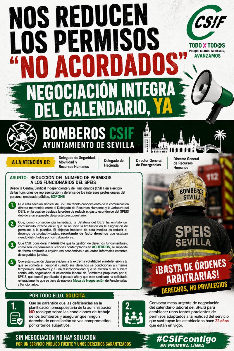 CSIF Bomberos Sevilla tweet media