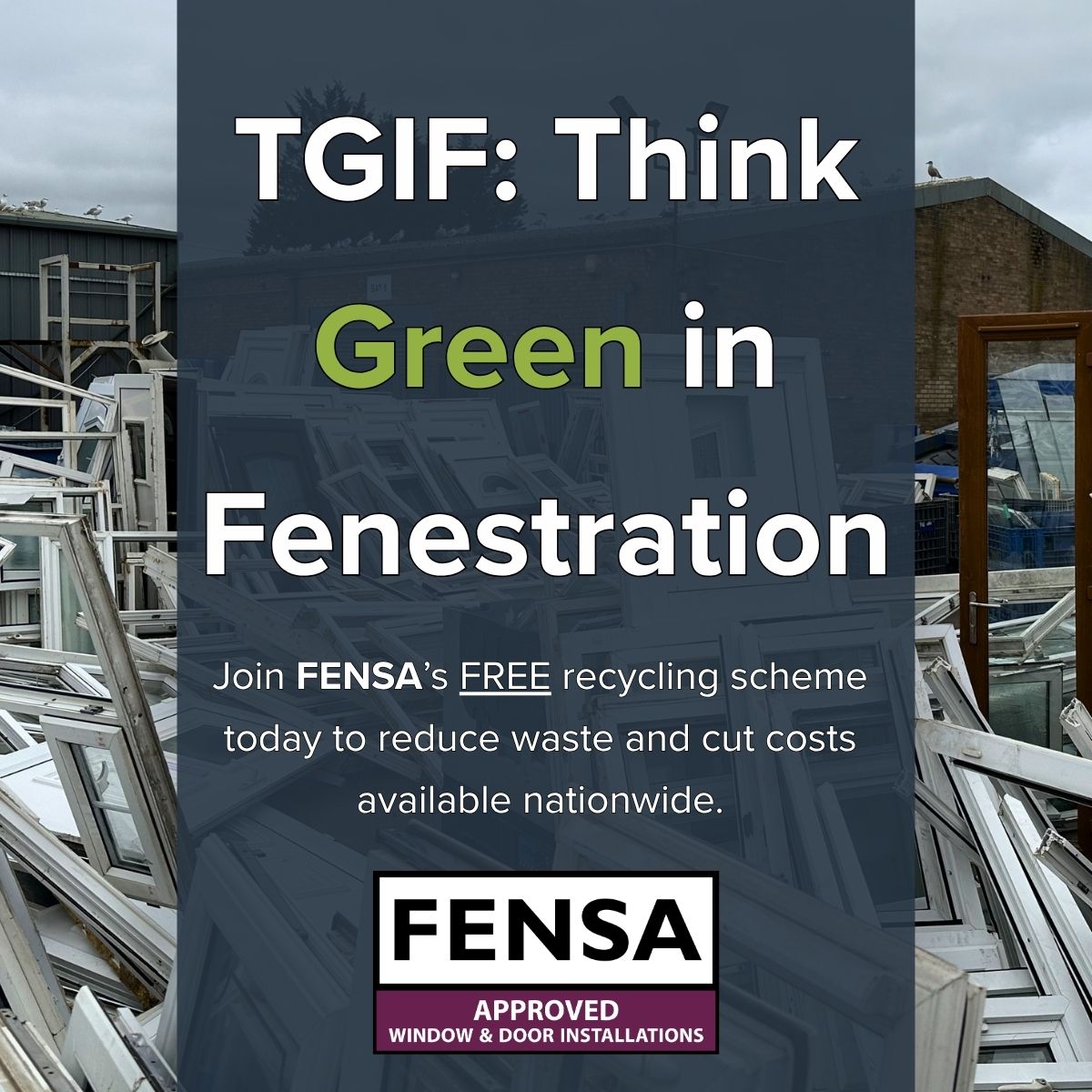 FENSAuk's tweet photo. Wondering how you can responsibly recycle your waste?

FENSA's free Recycling Scheme works with partners across the UK to dispose of waste simply and efficiently. 🌱

Follow the link to find out more: 👇🏼
https://t.co/UY15oQc4vE

#FENSA #Recycling #Sustainability https://t.co/mbSWajkZHF