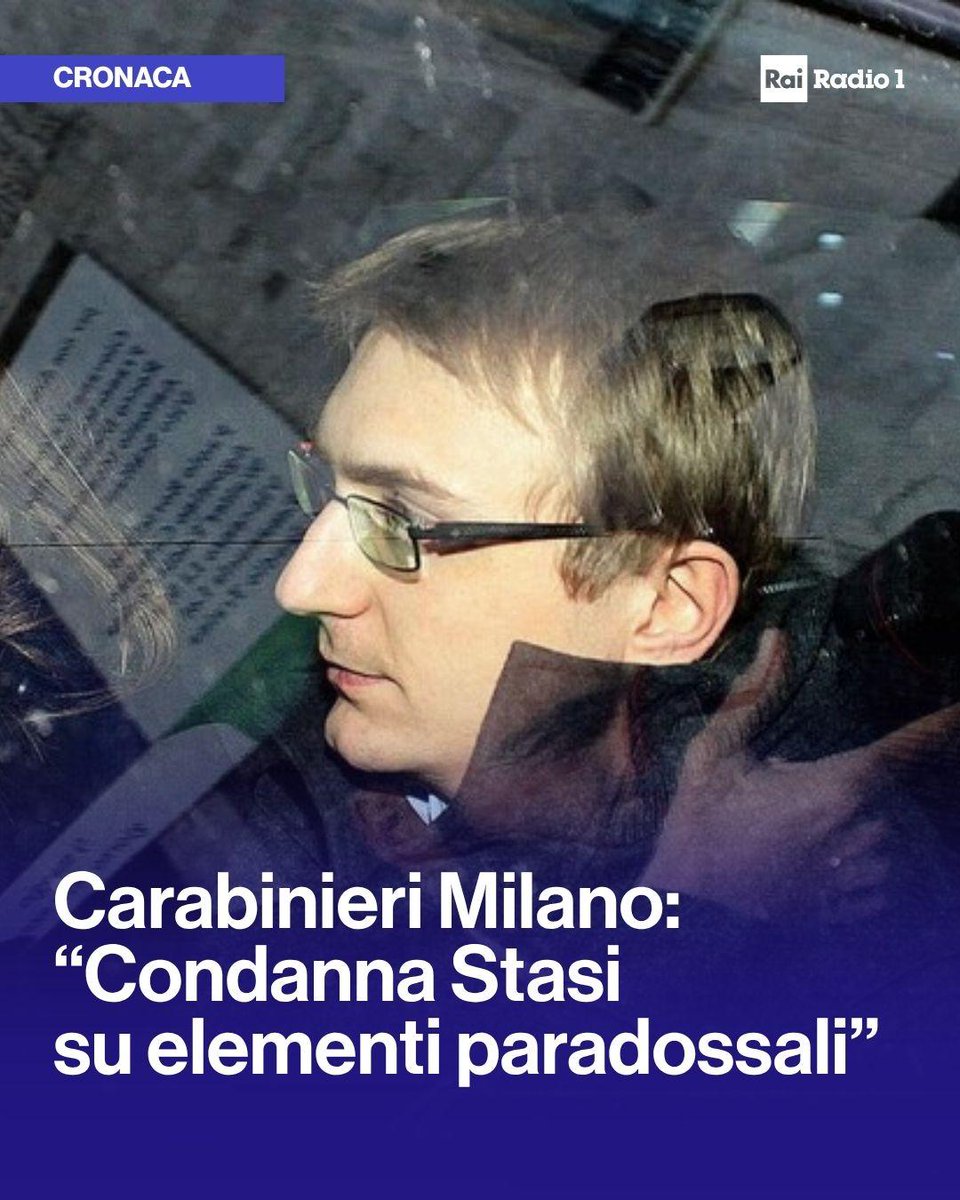 🔵#Garlasco Carabinieri di Milano “La condanna di #Stasi una suggestione cavalcata dai media in 18anni. Tutti gli elementi sono contraddittori , incredibili e paradossali”.