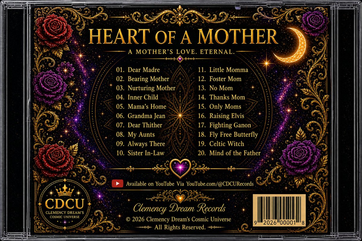 PoslyDream's tweet photo. Some of us were raised by love.
Some of us were shaped by its absence.

💿 HEART OF A MOTHER — OUT NOW

This is more than music… it’s a story.
And it’s only the beginning.

▶ https://t.co/xwq5TxWbCy

#HeartOfAMother #MothersDay #Music #CDCURecords https://t.co/4HkihTLX6x